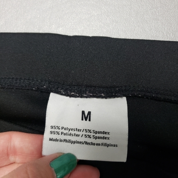 3/$15 unbranded solid black leggings women's size medium - Picture 7 of 10